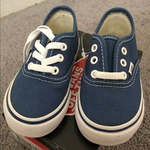 Brand new Vans- Authentic in Navy (size 5C)